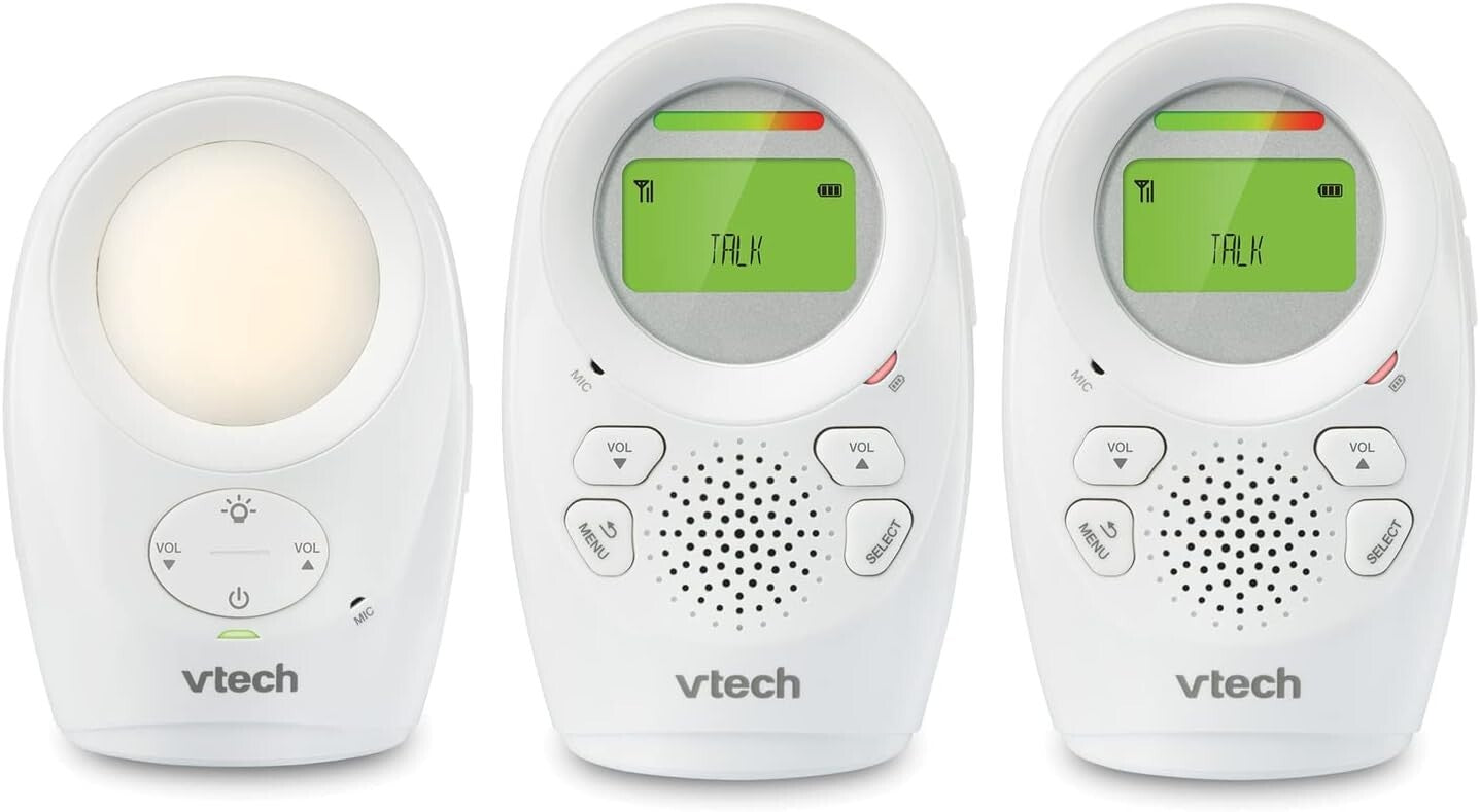 1,500 ft Enhanced Range Baby Monitor with Vibrating Alert & Soothing Night Light