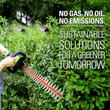 Load image into Gallery viewer, Professional 40V Cordless Hedge Trimmer with Steel Blades - Easy Maneuverability