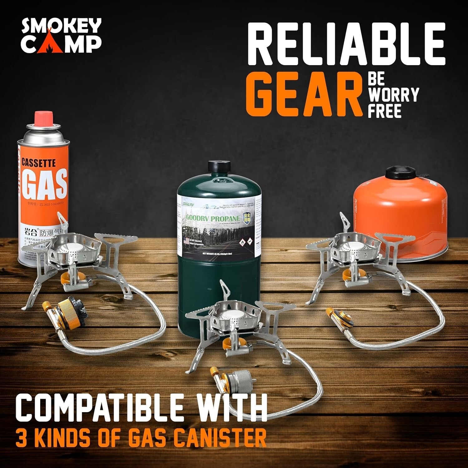 10-Piece Lightweight Camping Cookware Set with Foldable Stove for Outdoor Chefs