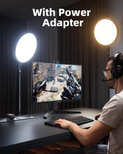 Load image into Gallery viewer, 6500K Ring Light with 72'' Tripod and Remote for Live Streaming &amp; Photography