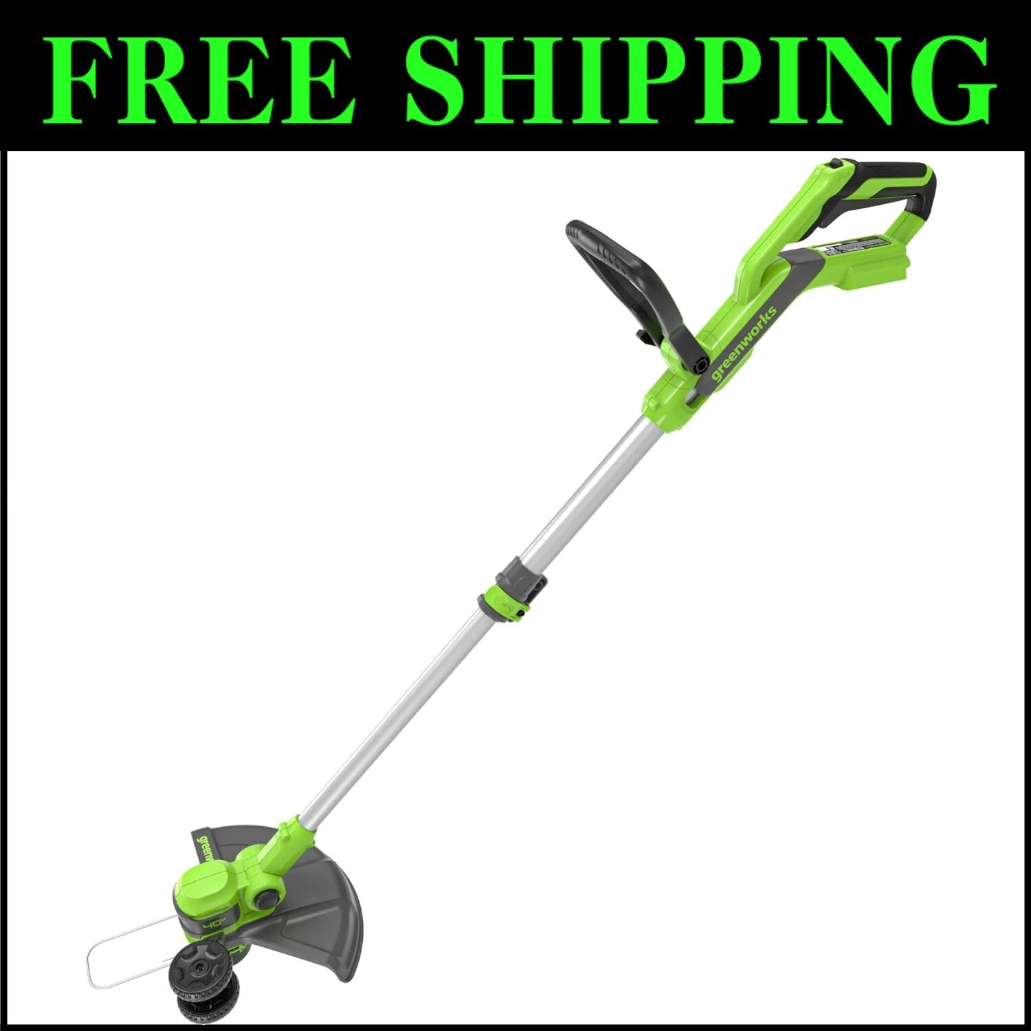 Effortless Grass Trimming with 40V 13-Inch Cordless Edger - 90° Pivoting Head