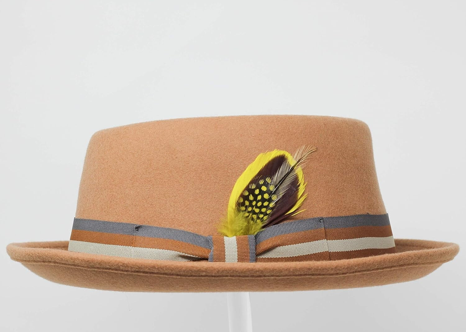 Crushable Water-Resistant Pork Pie Hat for Stylish Travel and All-Weather Wear