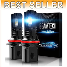 Load image into Gallery viewer, Fanless Design 9007 Powersports Fog Light Bulbs - Wider Visibility &amp; Brightness
