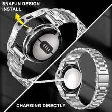 Load image into Gallery viewer, Stylish Stainless Steel Case with Band for Google Pixel Watch 2, Direct Charging