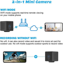 Load image into Gallery viewer, Compact Wireless Security Camera with 150° View - Perfect for Indoor/Outdoor Use