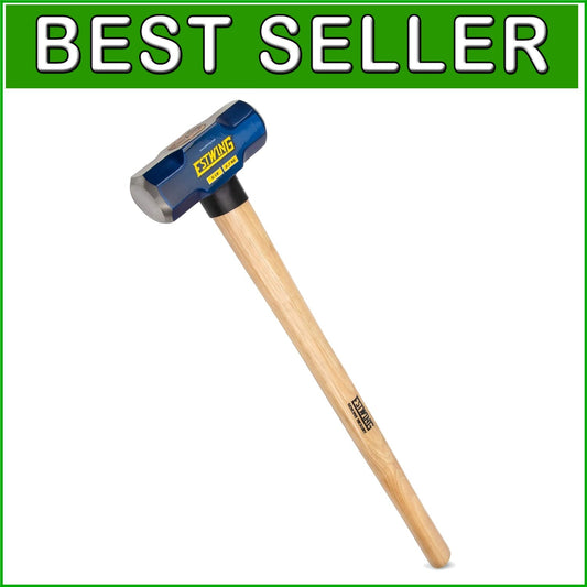 Forged 6-Pound Steel Sledge Hammer for Effective Demolition & Stake Driving