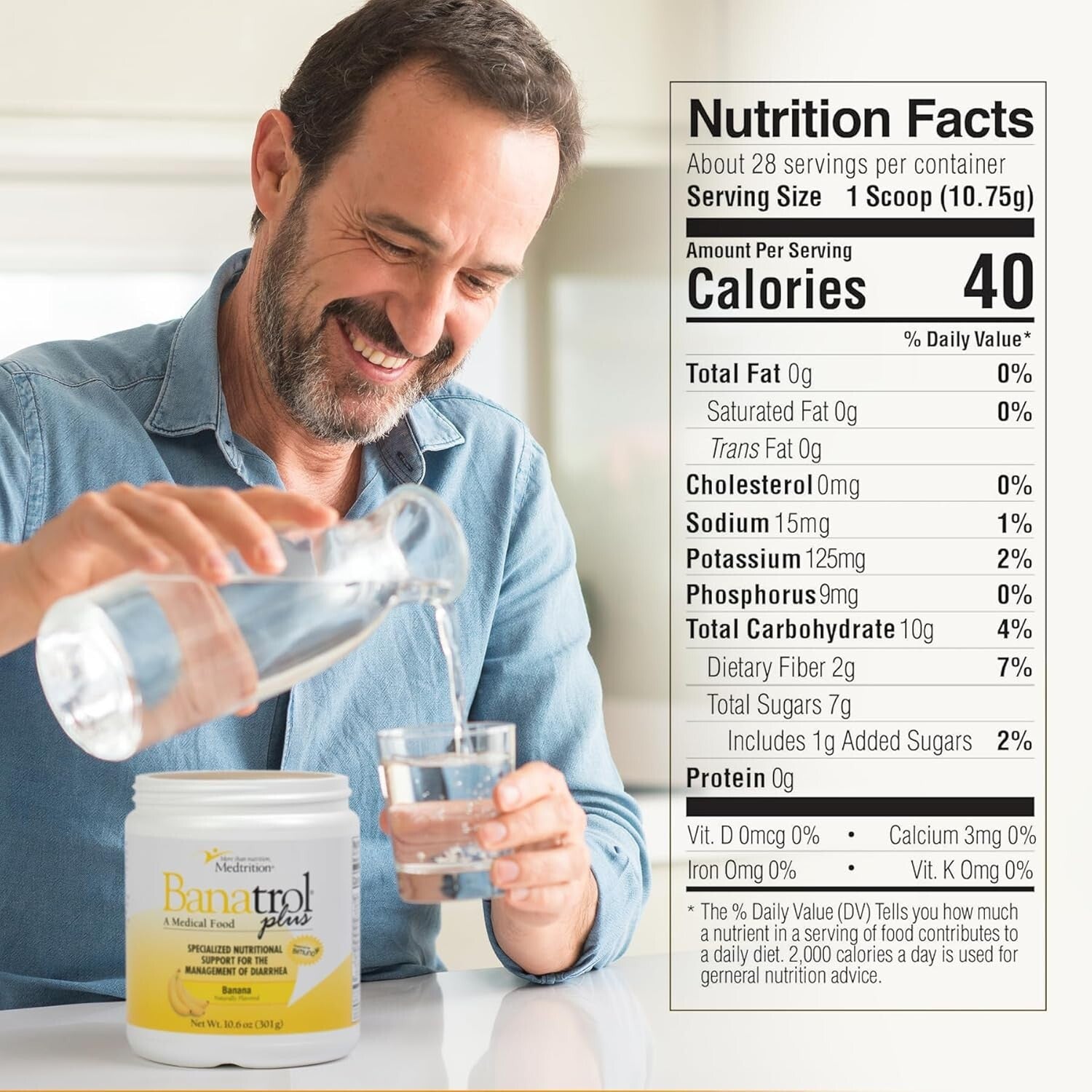 Clinically Proven Banatrol Plus Anti-Diarrheal for IBS and Gut Health - 10.6 oz