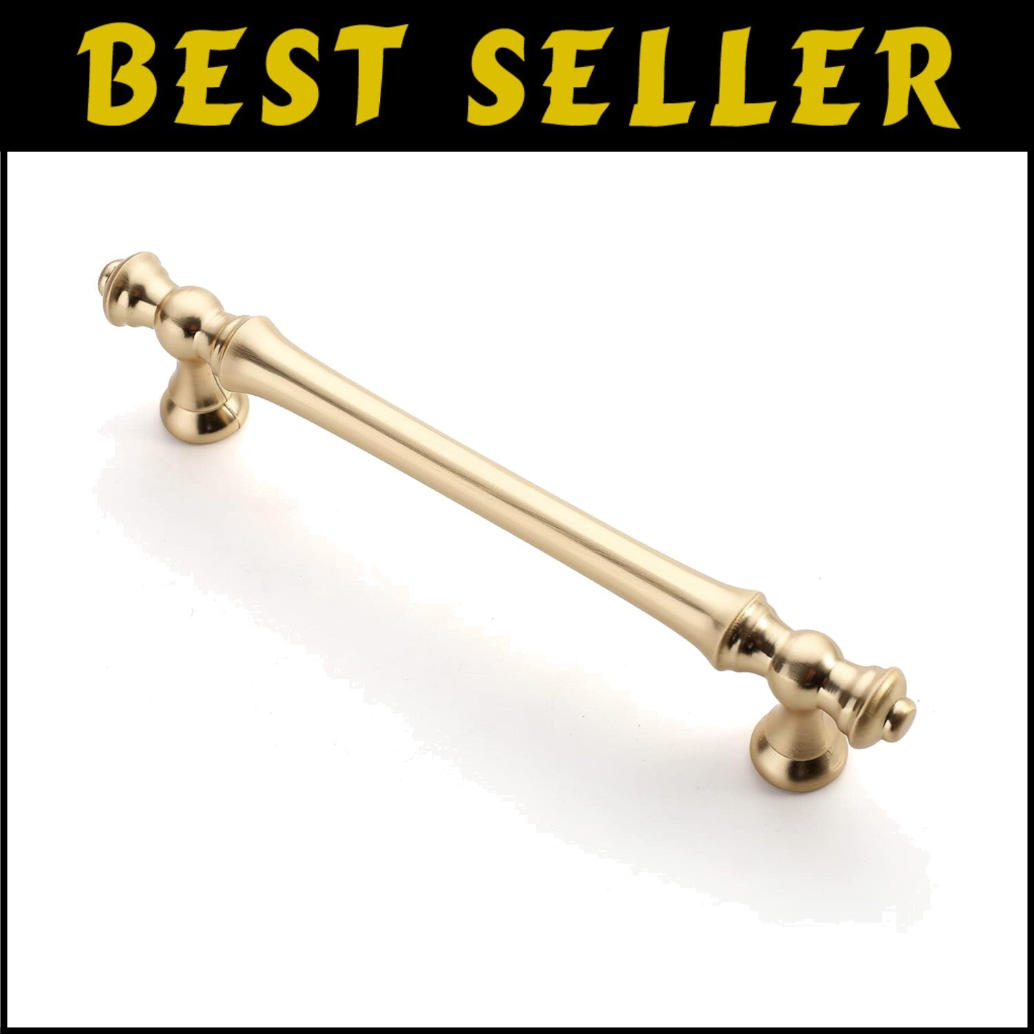 Durable 30-Pack 5-Inch Brushed Brass Pulls - Perfect for Cabinets & Drawers