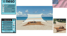 Load image into Gallery viewer, Compact 7ft Tall Beach Tent - Easy Carry &amp; Water Resistant with Cooler Pocket