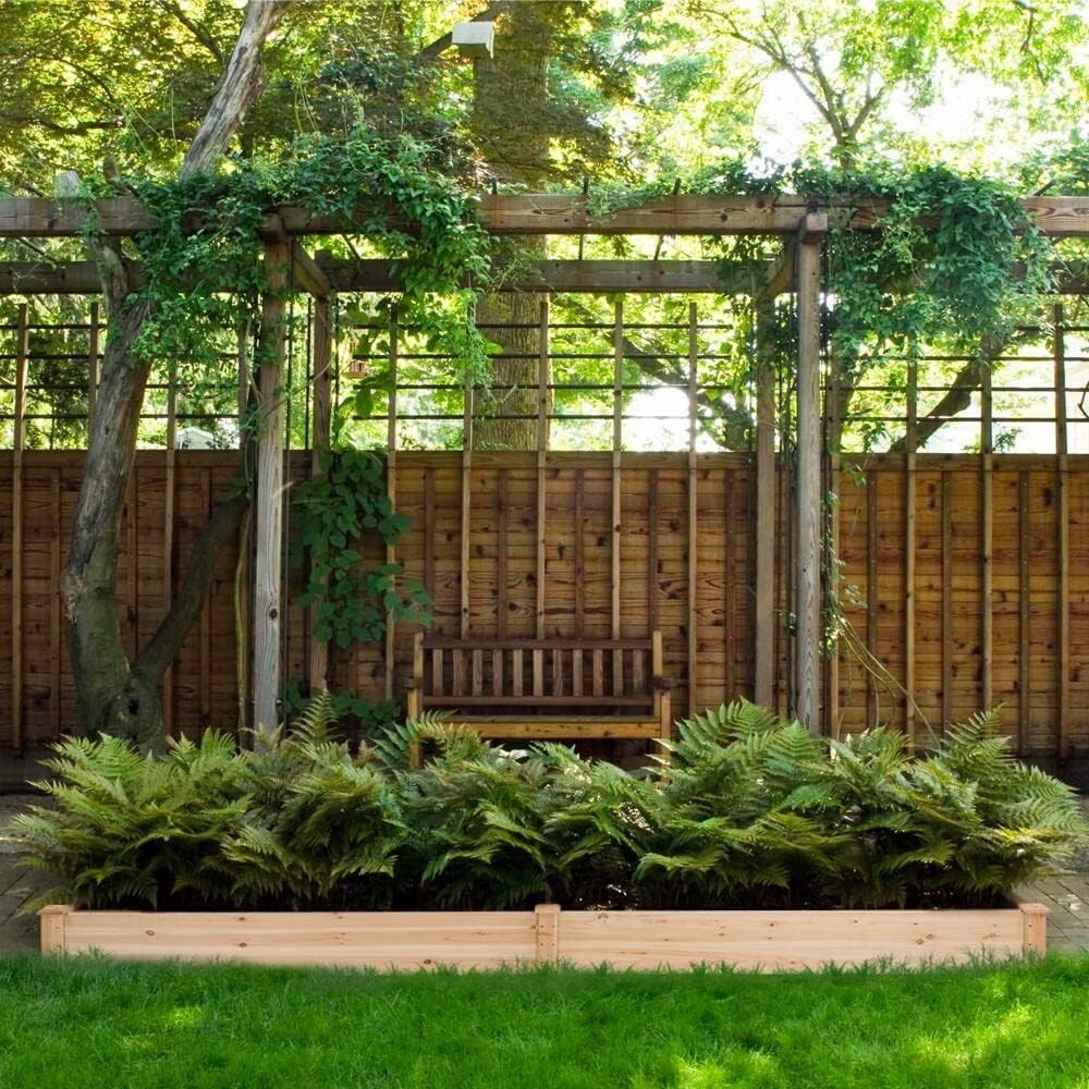 Divisible and Polished 8x4ft Wooden Planter Box – Ideal for Backyard Gardening