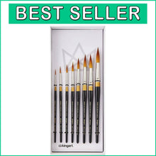 Load image into Gallery viewer, Deluxe Golden Taklon Multimedia Brush Set - Sizes 2-16 for Versatile Painting