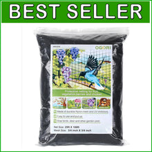 Load image into Gallery viewer, Nylon Garden Netting 25' x 100' - Weather Resistant &amp; Multi-Functional Barrier