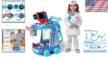 Load image into Gallery viewer, Multifunctional Kids Doctor Set with Cart and Accessories - Educational Toys