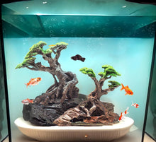 Load image into Gallery viewer, Aquarium Bonsai Tree Decor Dimensions 7"H - Enhanced Aesthetics for Aquascaping