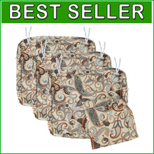Load image into Gallery viewer, UV-Resistant Vintage Cushion Slip Covers with Ties - Fits 24x22x4 Inch Chairs