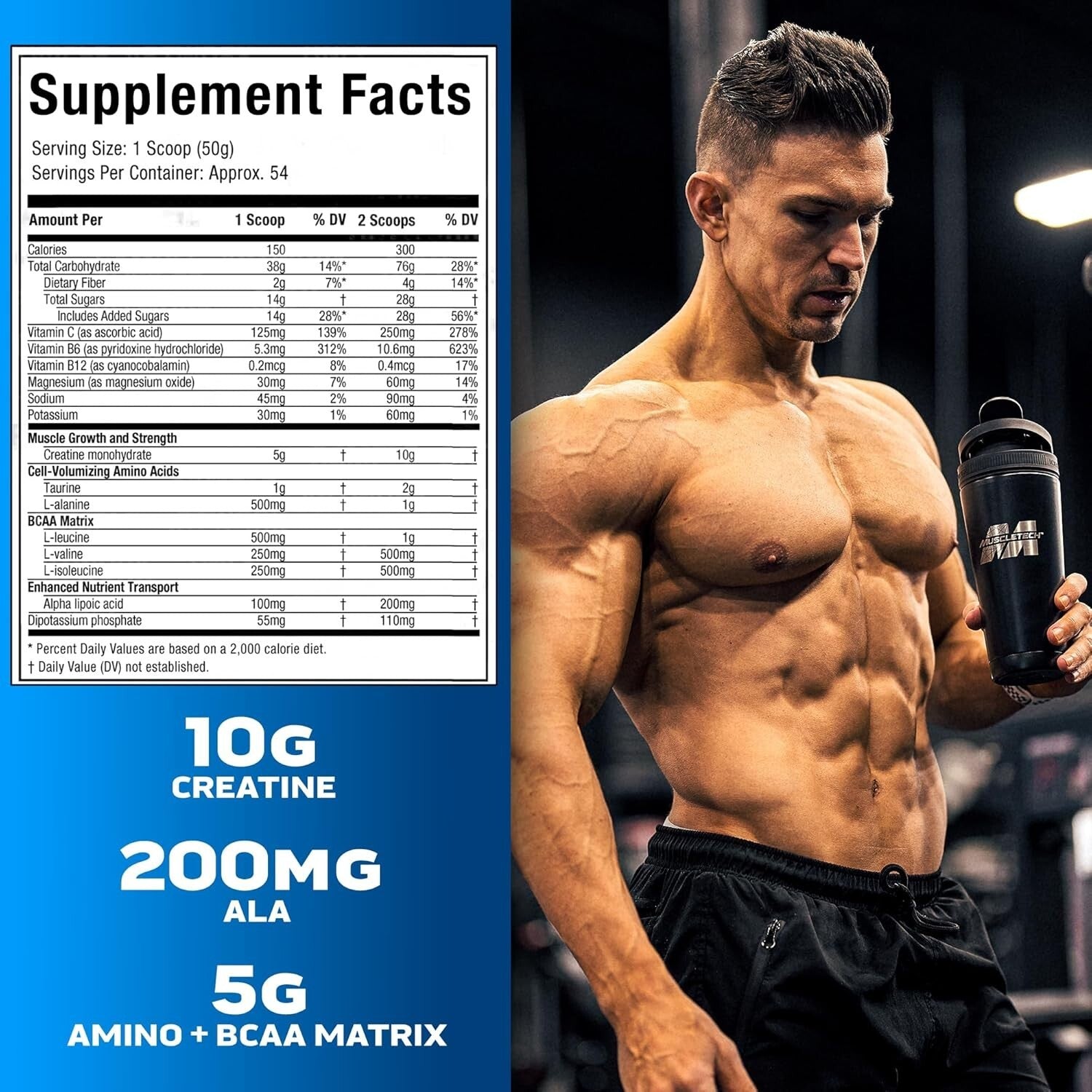 Fruit Punch Creatine Monohydrate Powder - 6 lbs for Muscle Growth & Recovery