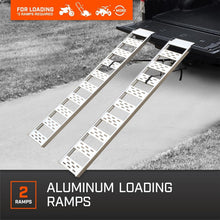 Load image into Gallery viewer, Fixed Aluminum Ramps with Traction Treads - Securely Load Lawn Tractors &amp; Mowers