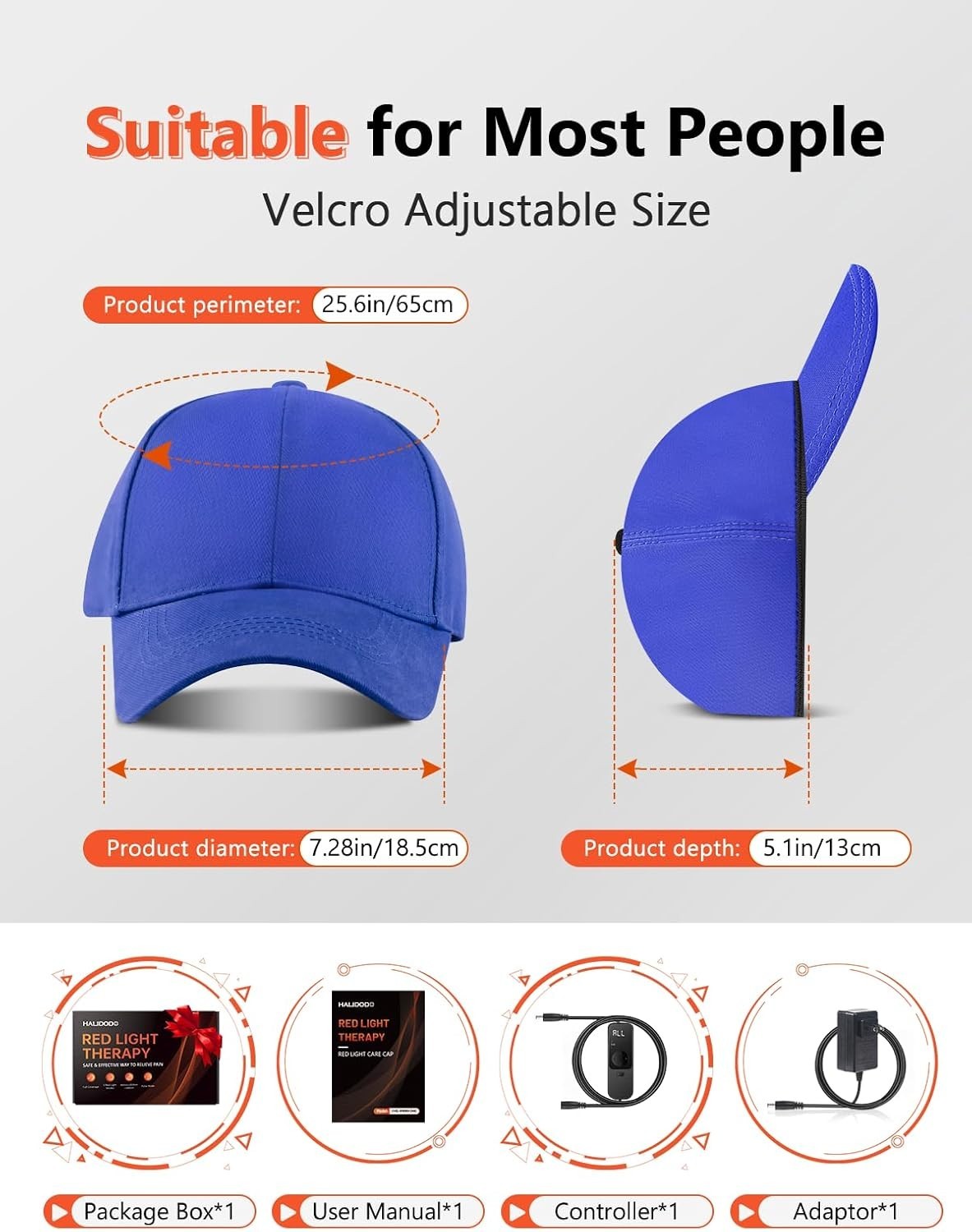 Efficient Red Light Therapy Lamp with 5 Brightness Settings & Timer Control