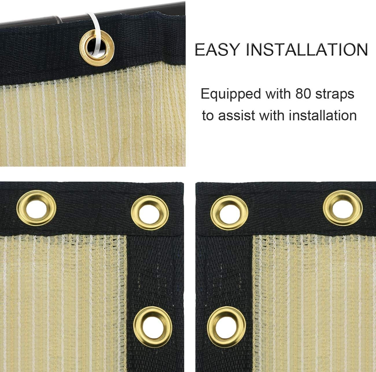 Economical Heavy-Duty Privacy Net Cover 6ft x 50ft - Enhance Your Outdoor Space