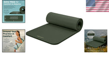 Load image into Gallery viewer, Solana Extra Thick 1-Inch Yoga Mat with Strap - Non-Slip Comfort in Wild Spruce