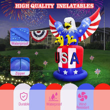 Load image into Gallery viewer, Celebrate Independence Day with 7.2FT Inflatable Eagle – Family Fun for All Ages