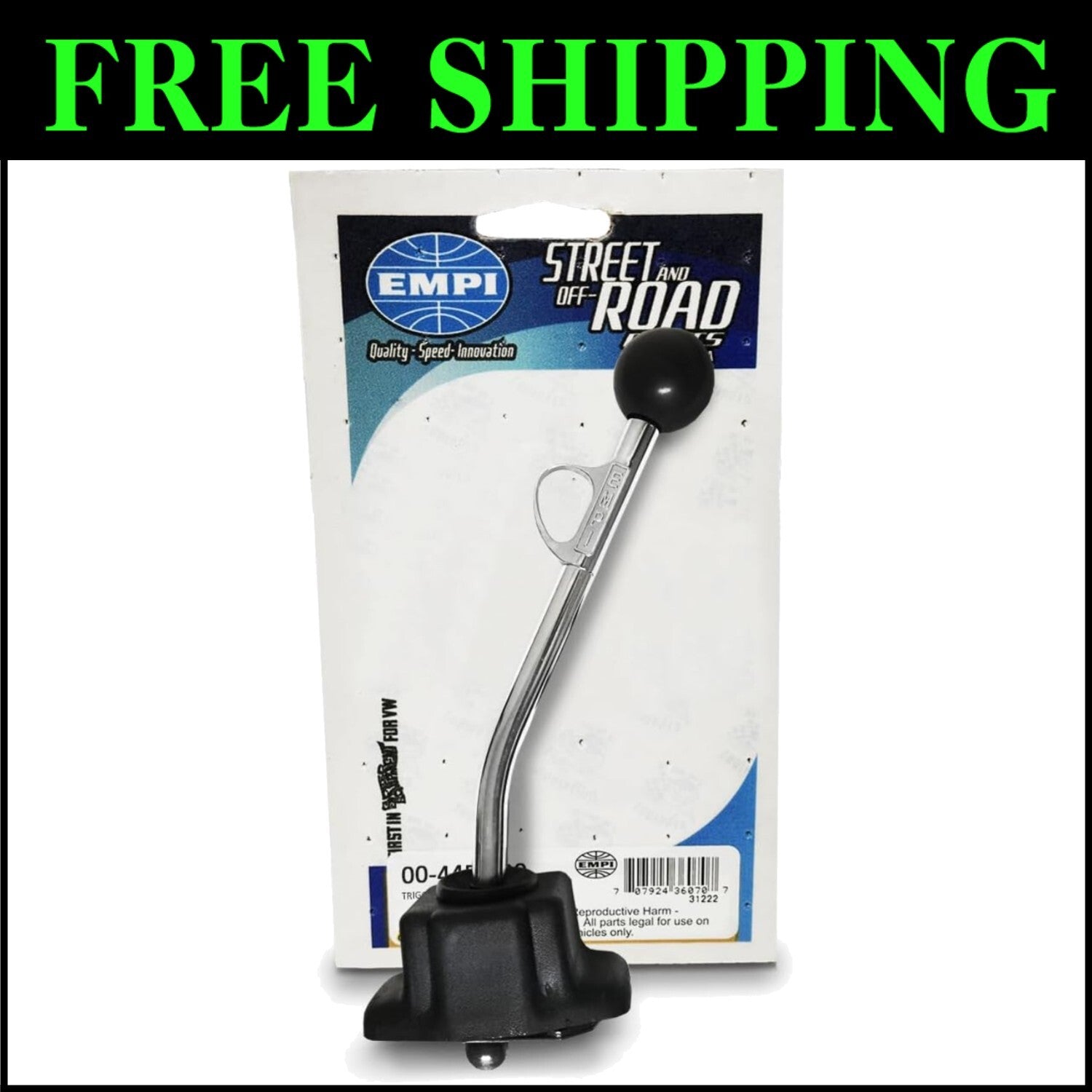 13.5" Ergonomic Trigger Shifter with Chrome Finish - Perfect for VW Classics