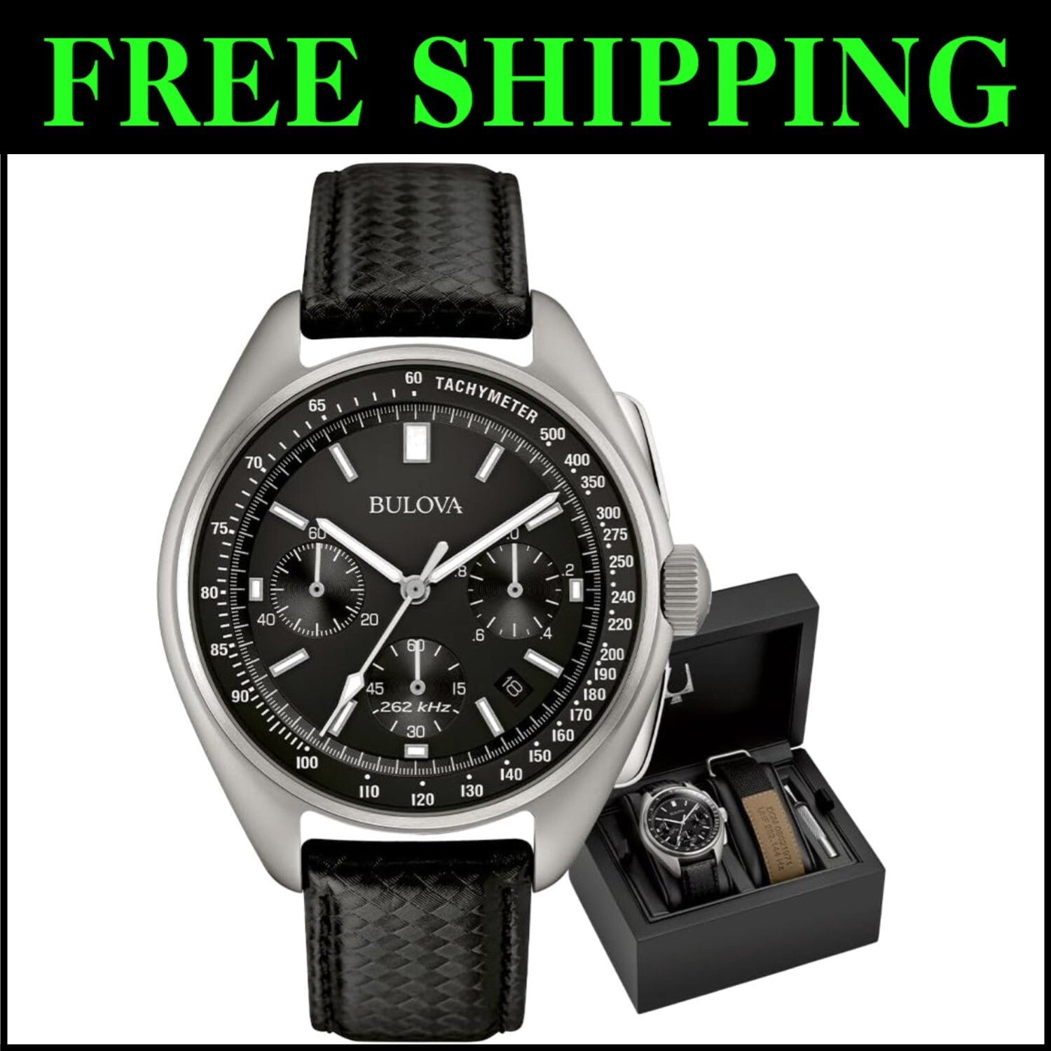 Men's Lunar Pilot 6-Hand Chronograph - High-Performance Quartz Watch Set