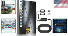 Load image into Gallery viewer, Amplified 1800 Miles 4K HD TV Antenna for Free Local Channels - Cuts Cable Costs