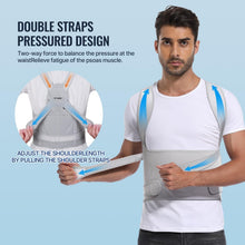 Load image into Gallery viewer, Adjustable Back Brace Posture Corrector for Pain Relief &amp; Better Alignment