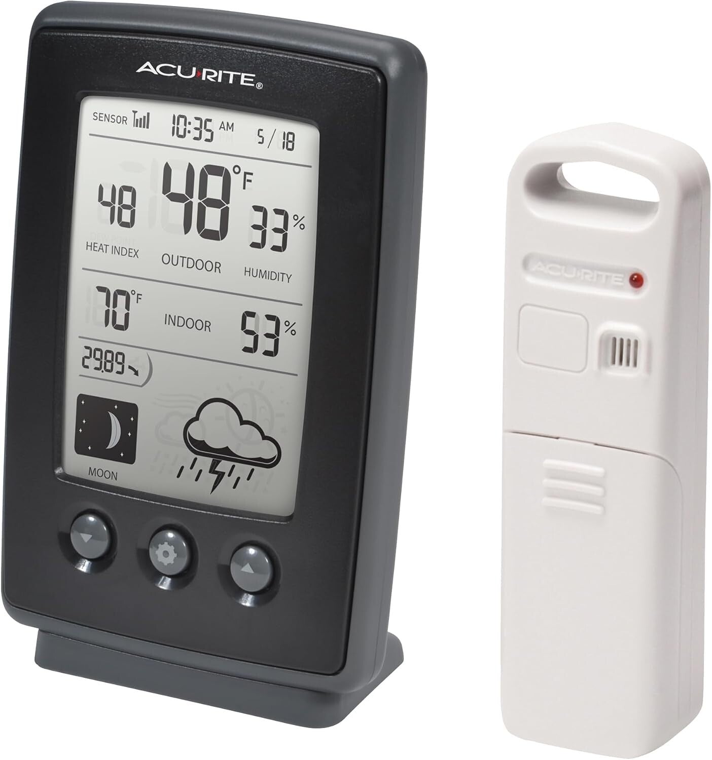 Personalized Digital Weather Station with LCD Display - Ideal Home Companion
