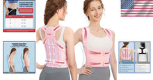 Load image into Gallery viewer, Lightweight Adjustable Upper and Lower Back Support Posture Corrector for Women