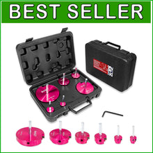 Load image into Gallery viewer, Professional 6-Piece Carbide Pipe Reamer Set with Storage Case - 0.75" to 4"