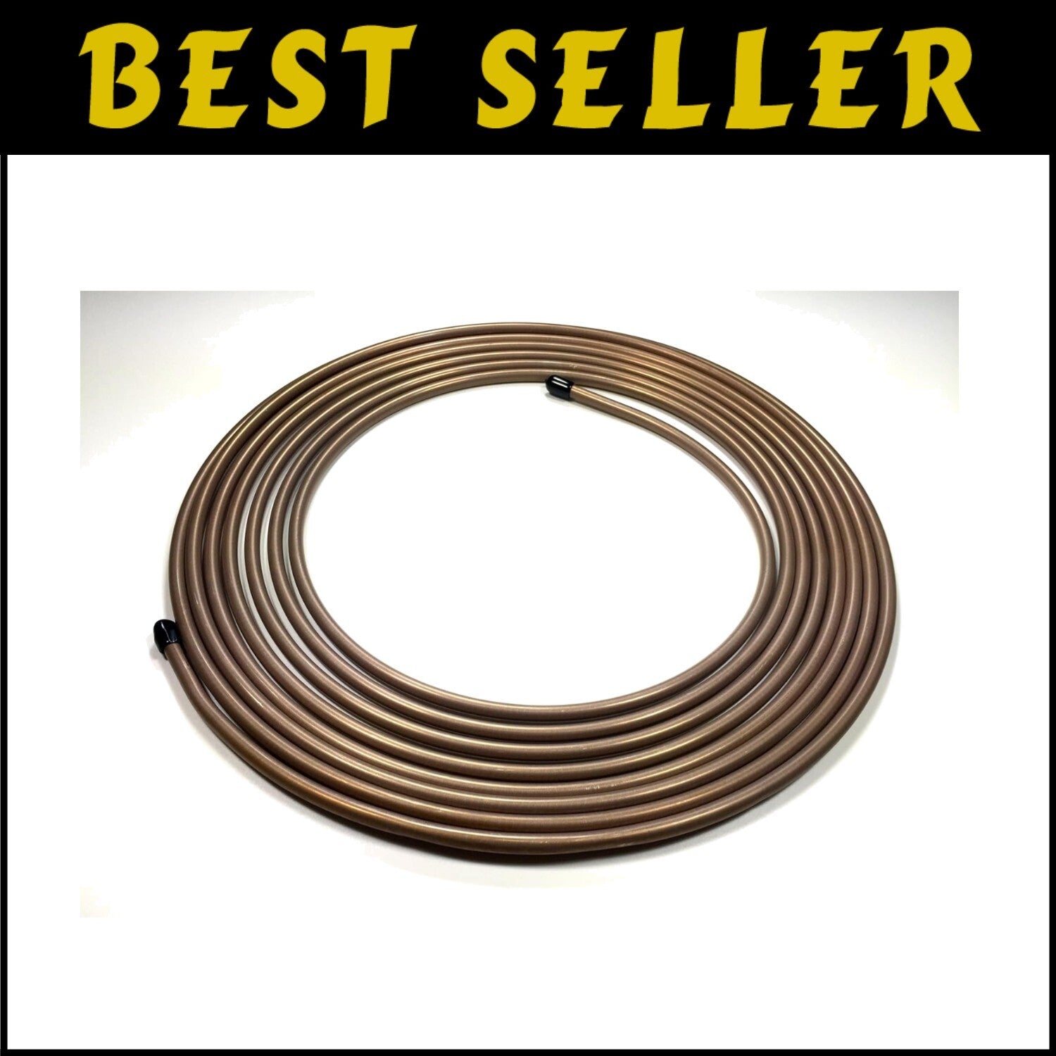 Corrosion-Resistant Copper Nickel Fuel Line - 25 ft Roll, 5/16" Diameter