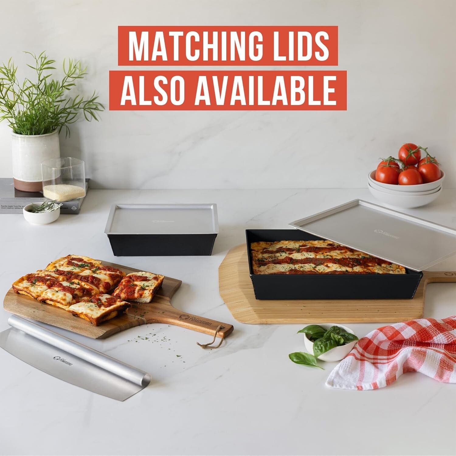 Heavy Duty Detroit Style Pizza Pan, 10 x 14 Inch - Ideal for Authentic Baking