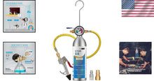 Load image into Gallery viewer, Lightweight A/C Flush Kit with 1L Capacity &amp; Pressure Gauge - Safe &amp; Reliable