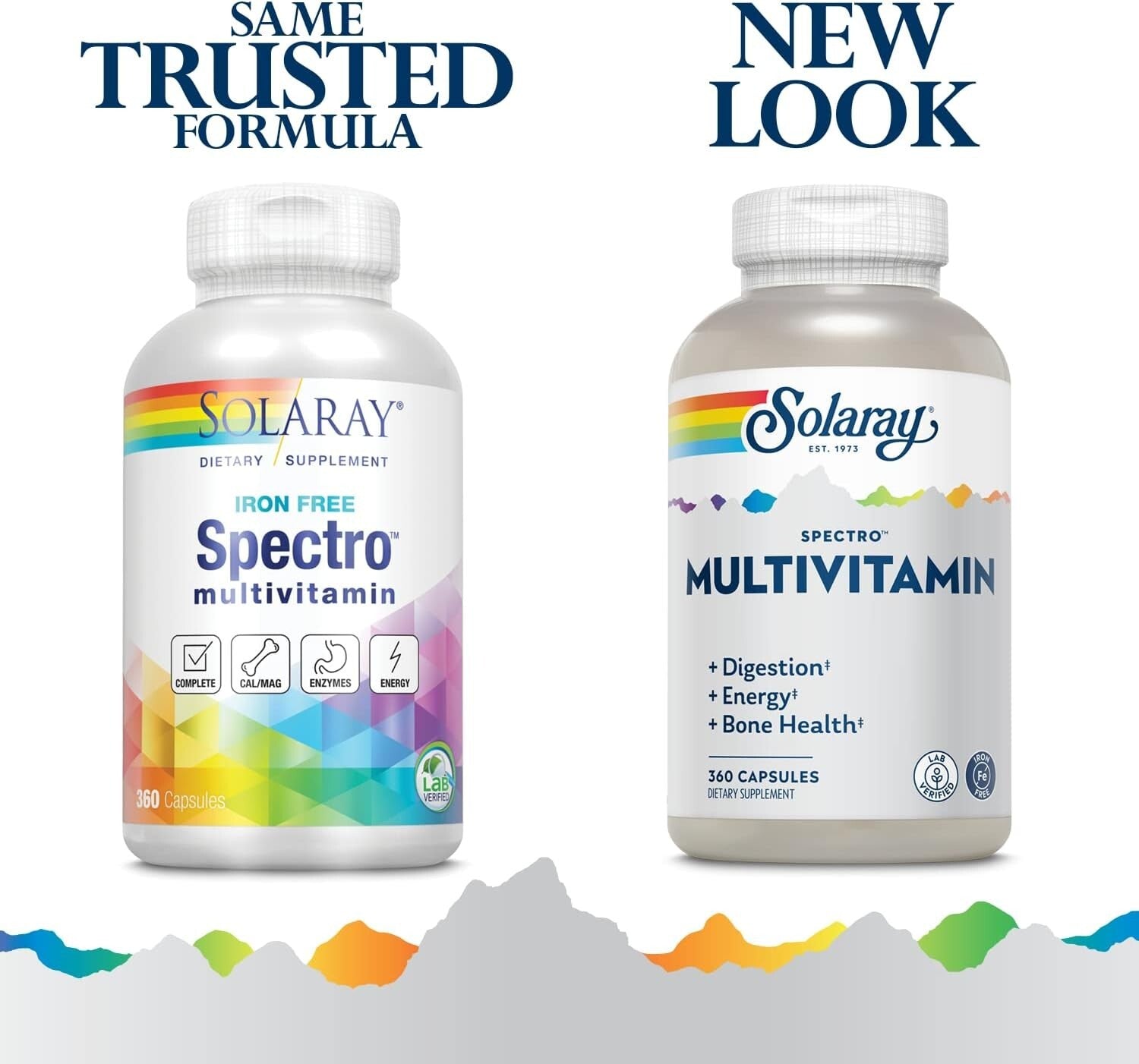 Full Spectrum Multivitamin 360 CT with Spirulina & Digestive Enzymes for Adults