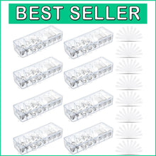 Load image into Gallery viewer, Versatile Clear Cord Storage Box with 80 Silicone Ties - Ideal for Home &amp; Office