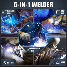 Load image into Gallery viewer, Professional-Quality Aluminum MIG Welder 155Amp - Portable and Versatile Design