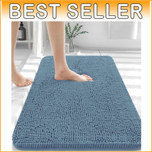 Load image into Gallery viewer, Plush 30x20 Chenille Bath Mat with Rubber Backing - Ultra Absorbent &amp; Cozy