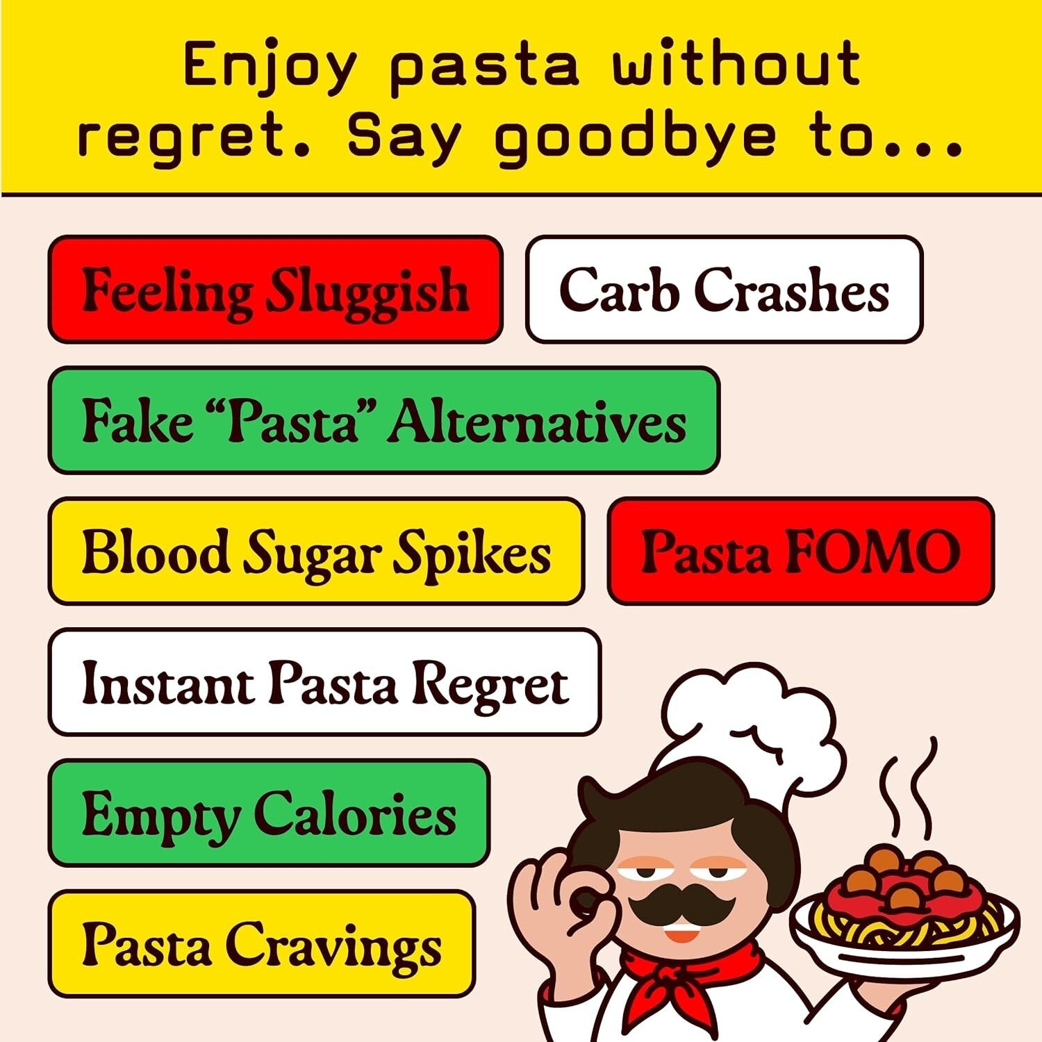 Crafted Italian Spaghetti - High Protein, Zero Carb, Perfect for Keto Diets