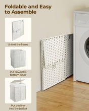 Load image into Gallery viewer, Moisture-Resistant 60L Rattan Laundry Basket with Lid &amp; 4 Bundle Essentials