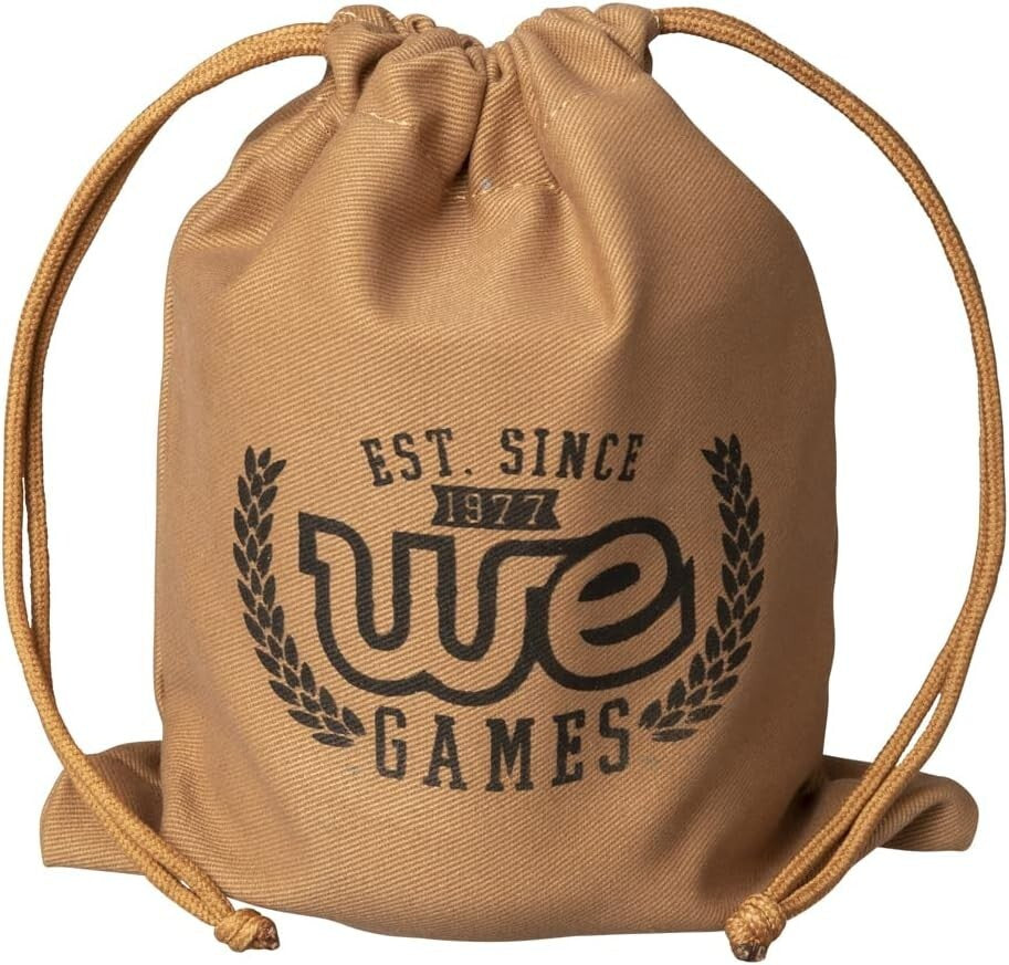 Handmade Luxury Dark Brown Leather Dice Cup Set with 5 Dice & Carry Bag