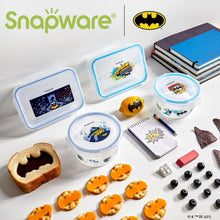 Load image into Gallery viewer, 8-Pc Batman Food Storage Set: BPA-Free Meal Prep Containers with Locking Lids