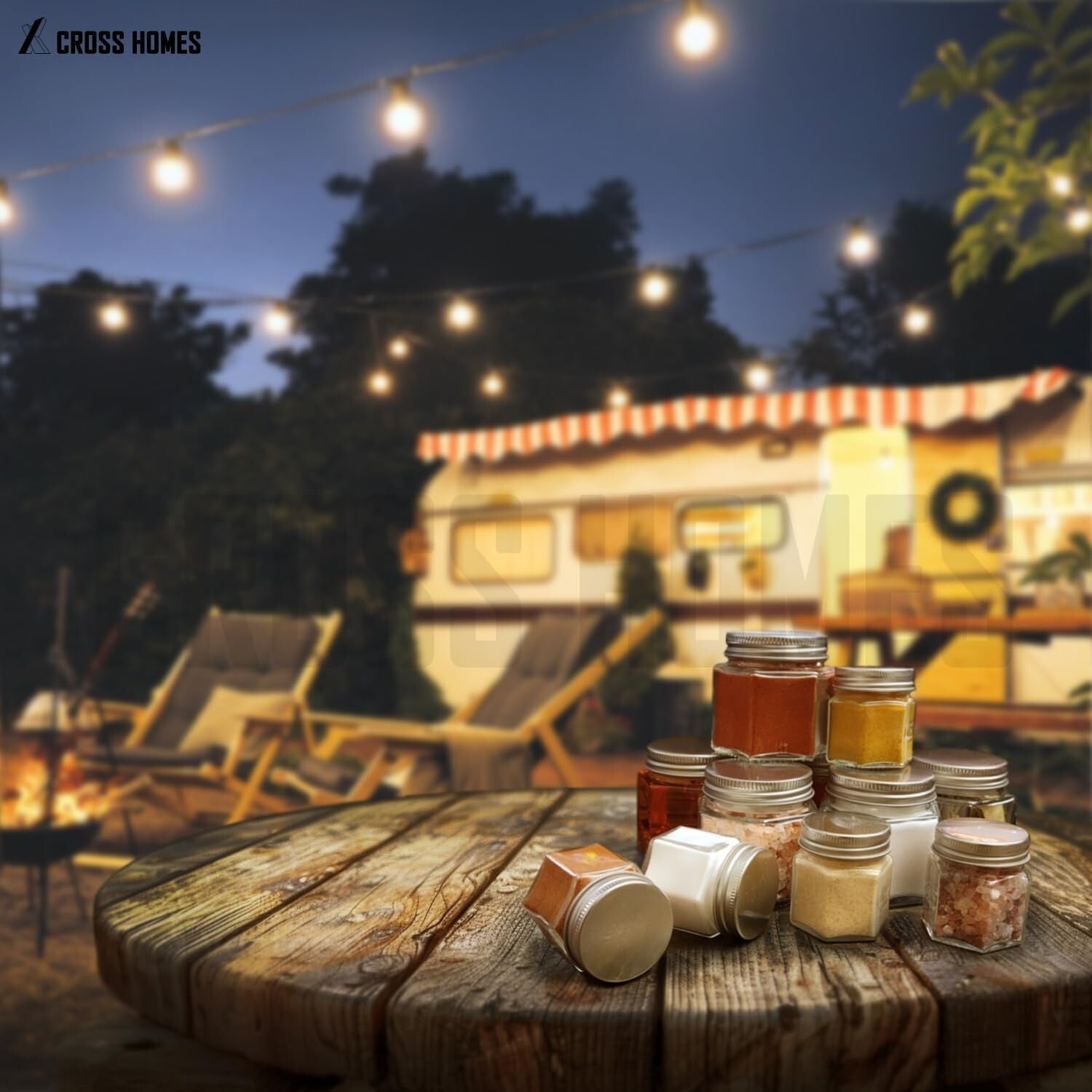 Airtight Magnetic Spice Containers - 4oz Hexagon Jars with Labels and Shakers