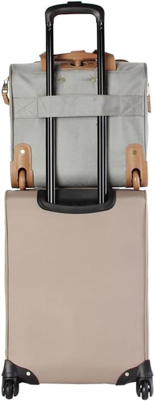 Lightweight Rolling Suitcase with 2 Wheels - Underseat Travel Bag for Women