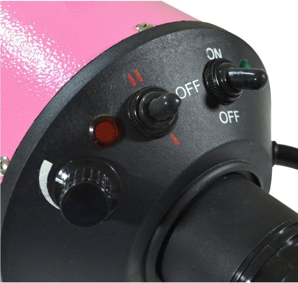 Flying Pig High Velocity Pet Grooming Dryer - Adjustable Stand & Heat Control