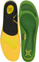 Load image into Gallery viewer, Men’s Green K-30 Gel Insoles - Anti-Odor and Arch Support for Flat Feet, L Size