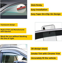 Load image into Gallery viewer, Self-Adhesive Smoke Tint Window Visors Set for 07-11 Honda CR-V - Easy Install
