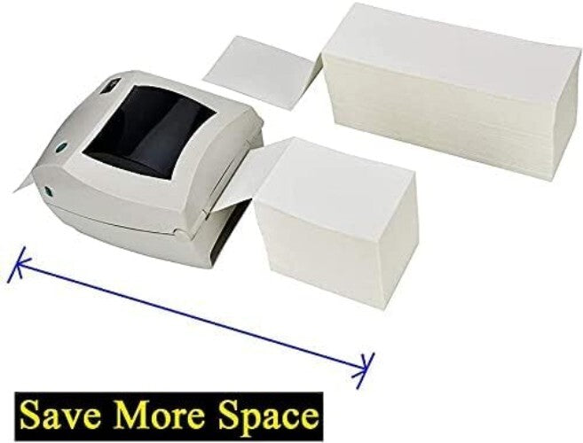 4000 Eco-Friendly 4x6 Direct Thermal Labels with Perforation for Fast Shipping