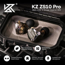 Load image into Gallery viewer, High-Fidelity 4BA+1DD Hybrid Earbuds - Stainless Steel Faceplate, Wired